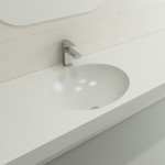 Parma Undermount Sink Fireclay 22 in. with Overflow in Matte White