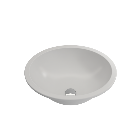 Parma Undermount Sink Fireclay 22 in. with Overflow in Matte White