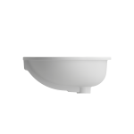 Parma Undermount Sink Fireclay 22 in. with Overflow in Matte White