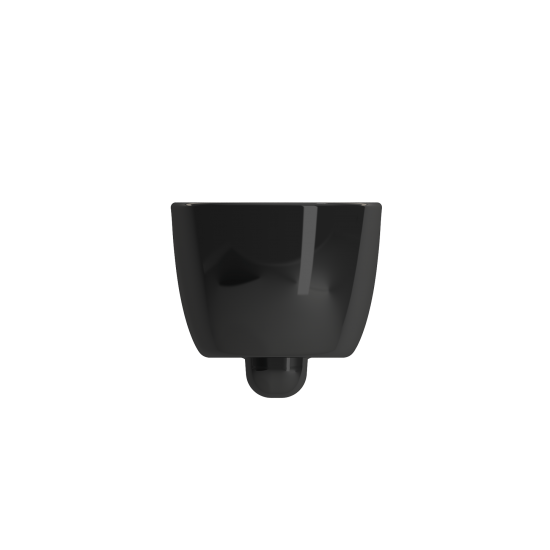 Vettore Wall-Hung Toilet Bowl in Black