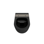 Vettore Wall-Hung Toilet Bowl in Black