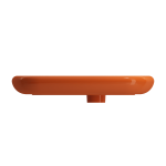 Fenice Vessel Fireclay 21.75 in. 1-Hole in Orange