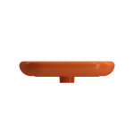 Fenice Vessel Fireclay 21.75 in. 1-Hole in Orange