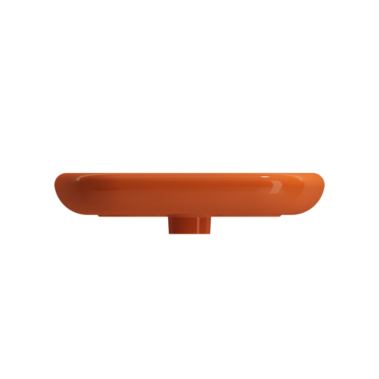 Fenice Vessel Fireclay 21.75 in. 1-Hole in Orange