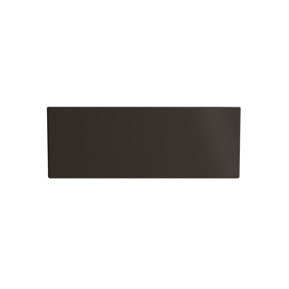 Contempo Step-Rim Apron Front Fireclay 27 in. in Matte Brown