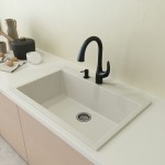 Campino Uno Dual Mount Granite Composite 33 in. in Milk White