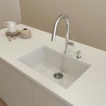 Campino Uno Dual-Mount 27 in. Single Bowl Kitchen Sink in Milk White