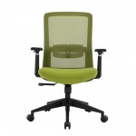 LeisureMod Ingram Office Chair with Seat Cover, Green