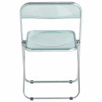 Leisuremod Lawrence 7-Piece Acrylic Dining Chair, Dining Table Set, Jade Green