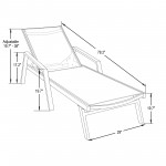 LeisureMod Marlin Lounge Chair With Armrests in White Frame, Set of 2, Green