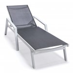 LeisureMod Marlin Outdoor Lounge Chair Set of 2 with Fire Pit, MLAWCF21-77BL2