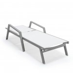 LeisureMod Marlin Outdoor Lounge Chair Set of 2 with Fire Pit, MLAGRCF21-77W2