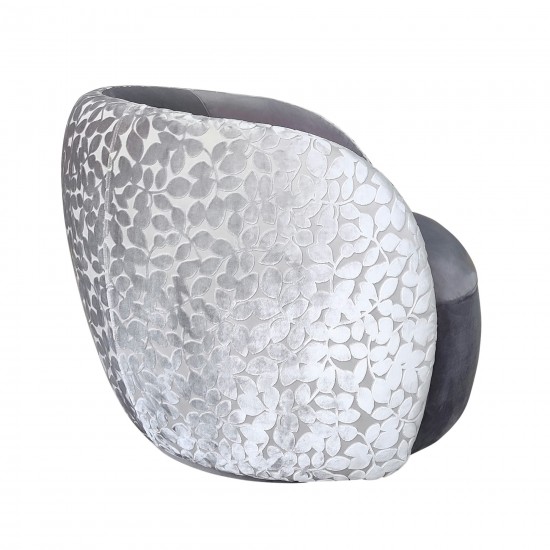 Pasargad Home Allure Collection Modern Indoor Swivel Armchair