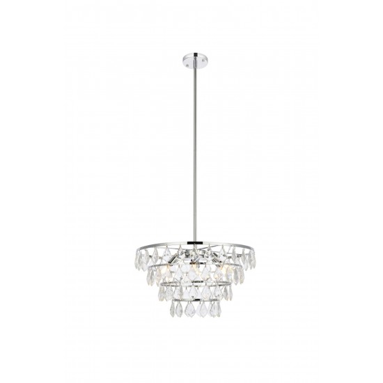 Ella 20 inch pendant in chrome