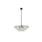 Ella 28 inch pendant in black