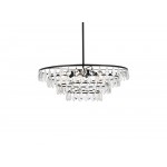 Ella 28 inch pendant in black