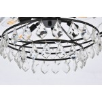 Ella 28 inch pendant in black