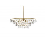 Ella 28 inch pendant in brass