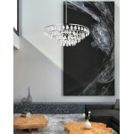 Ella 28 inch pendant in chrome