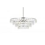 Ella 28 inch pendant in chrome