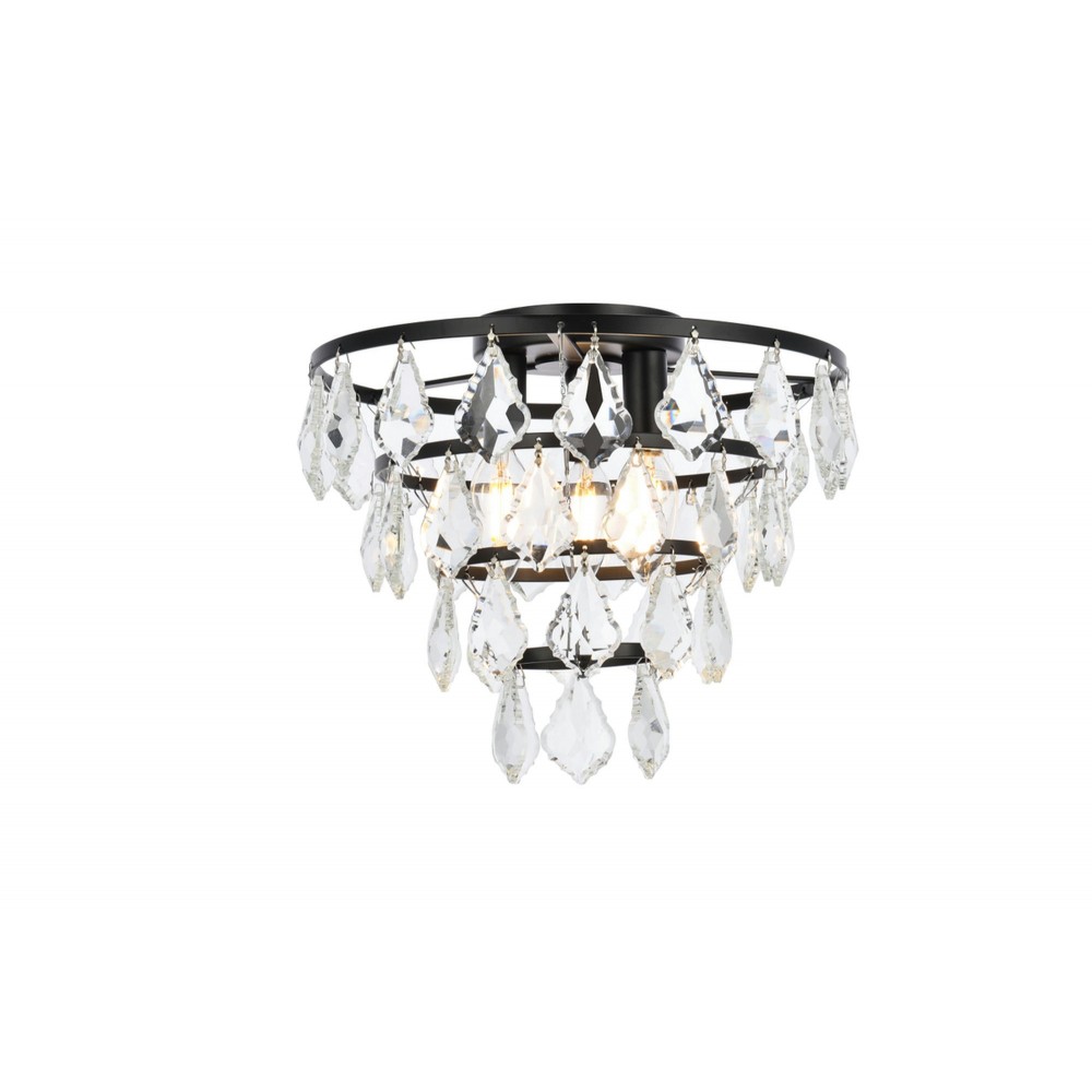 Ella 12 inch flush mount in black Ella 12 inch flush mount in black