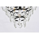 Ella 12 inch flush mount in black