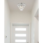 Ella 12 inch flush mount in chrome