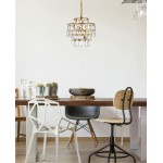 Mila 12 inch pendant in brass