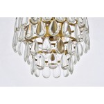 Mila 12 inch pendant in brass