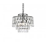 Mila 16 inch pendant in black