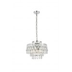 Mila 16 inch pendant in chrome