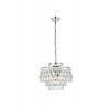 Mila 16 inch pendant in chrome