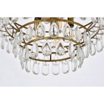 Mila 18 inch pendant in brass