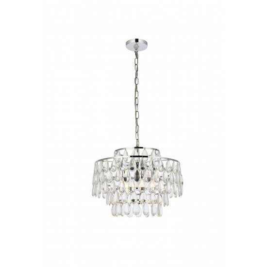 Mila 18 inch pendant in chrome