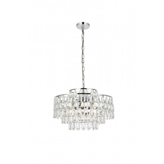 Mila 20 inch pendant in chrome