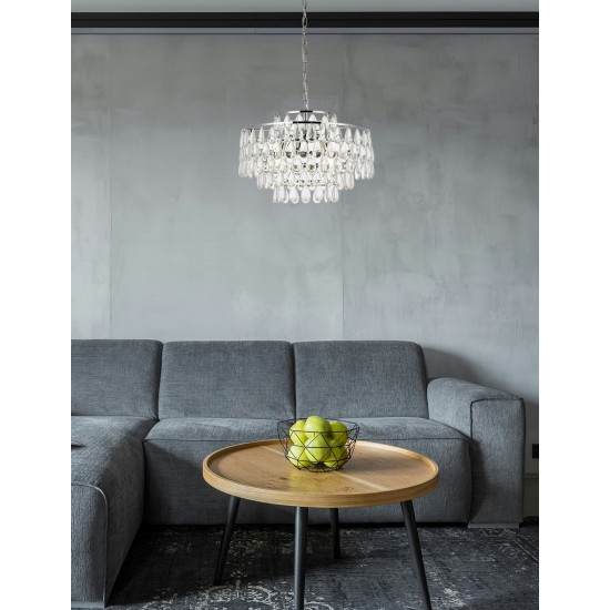 Mila 20 inch pendant in chrome