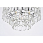 Mila 16 inch flush mount in chrome