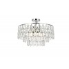 Mila 20 inch flush mount in chrome