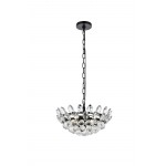 Emilia 16 inch pendant in black