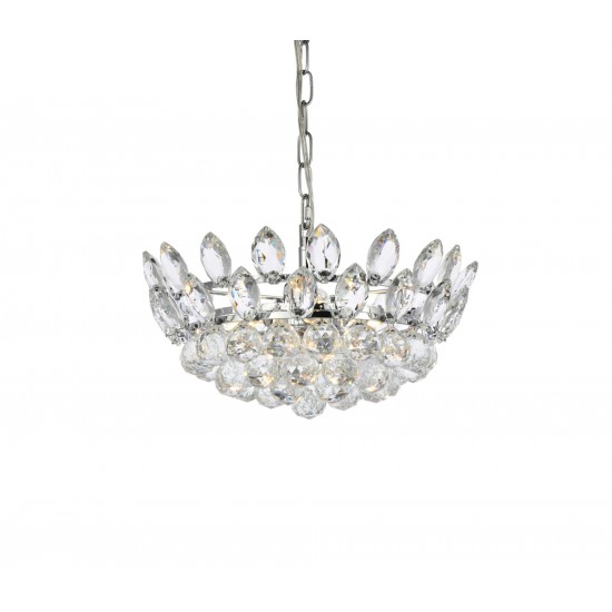 Emilia 16 inch pendant in chrome