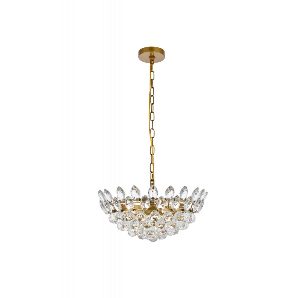 Emilia 18 inch pendant in brass