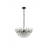 Emilia 20 inch pendant in black