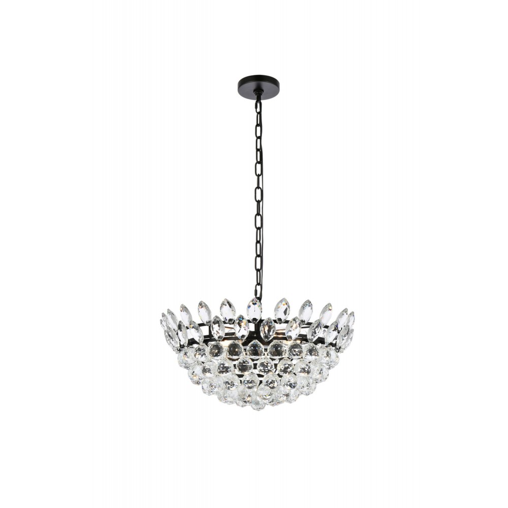 Emilia 20 inch pendant in black