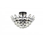 Emilia 14 inch flush mount in black