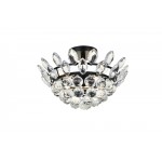 Emilia 14 inch flush mount in black