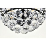 Emilia 14 inch flush mount in black