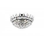 Emilia 18 inch flush mount in black