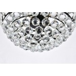 Emilia 18 inch flush mount in black