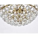 Emilia 18 inch flush mount in brass