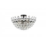 Emilia 20 inch flush mount in black